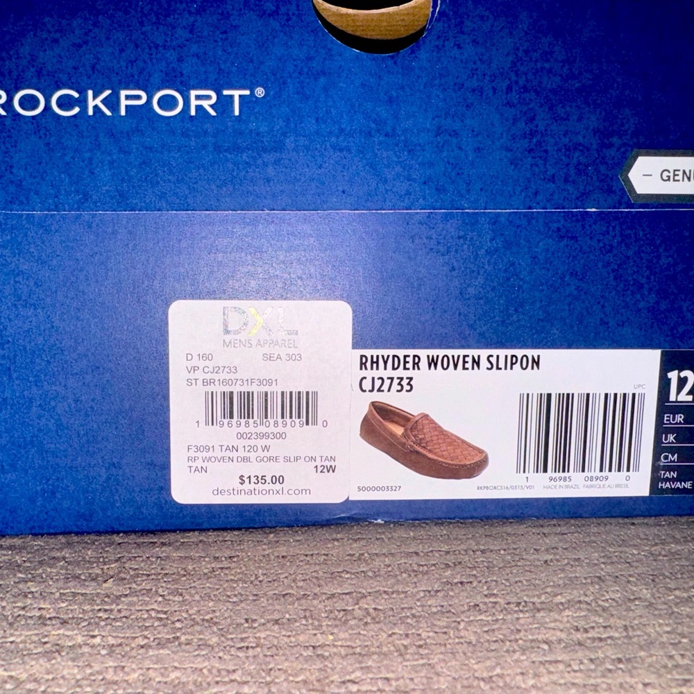 RockPort men’s shoes new in box never worn